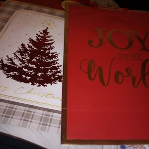 Red and Gold Festive Tote Bag